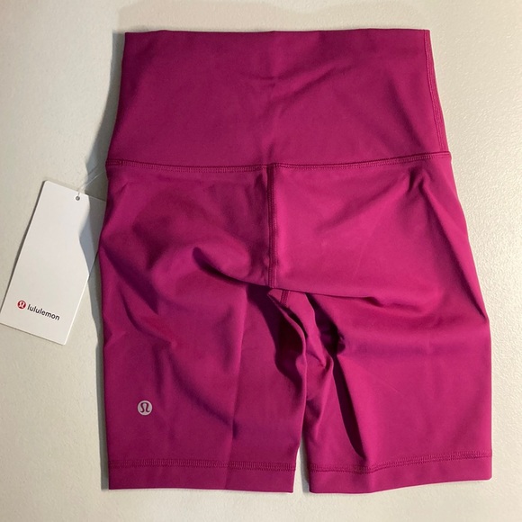 🔥 Lululemon Wunder Train Shorts 8” Magenta Purple 4 or 6 - Picture 3 of 9